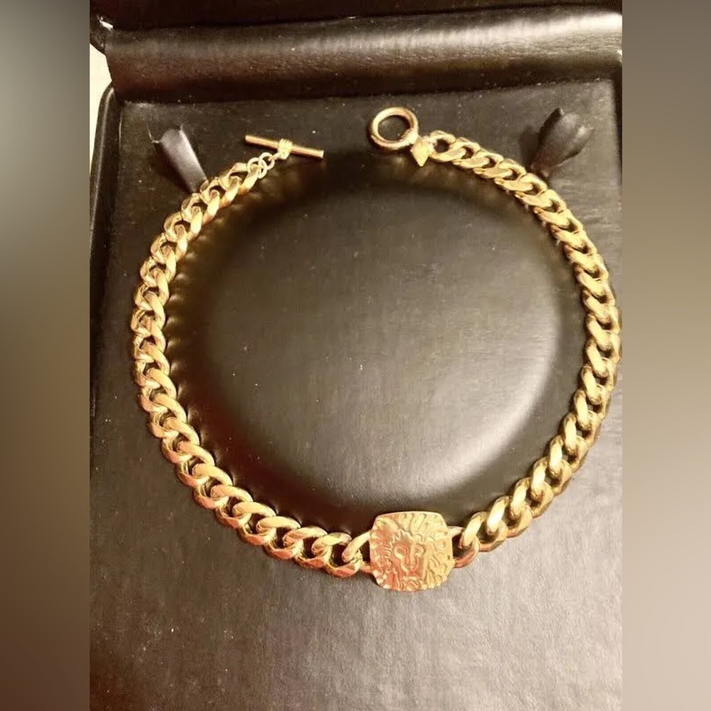Rare Vintage Anne Klein Lions Head Necklace